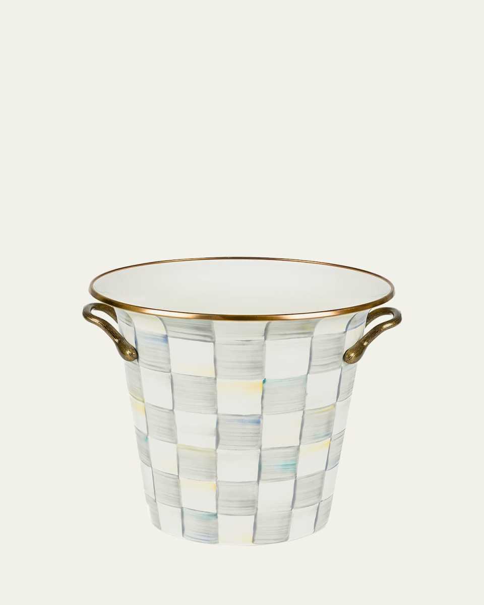 Sterling Check Enamel Wine Cooler